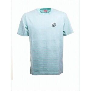 Kenzo Short-Sleeve T-Shirt With Subtle Stripes And Embroidered Logo - NWT